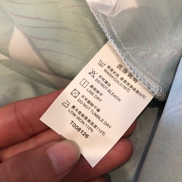 🌴 palm leaf wrap skirt - Picture 6 of 7